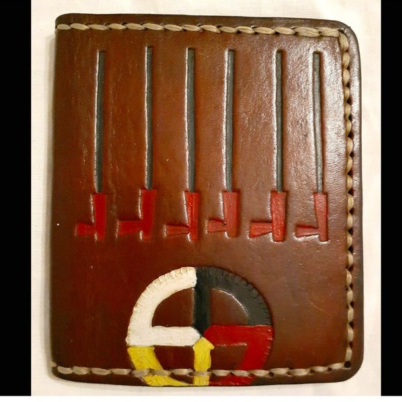 STOWE PROVISIONS - 'Peace' Mens Bifold BI-Fold Wallet Tough, Full Grain Leather - Picture 1 of 8